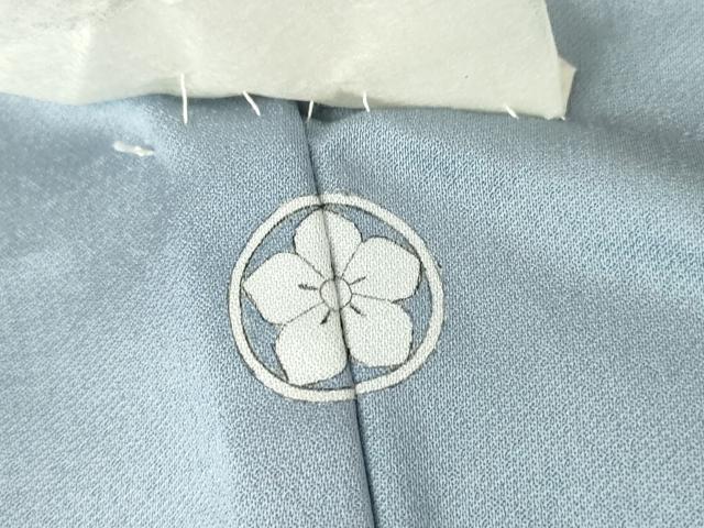 平和屋着物▽上質な小紋 単衣 作家物 雲流 霞文 暈し染め 正絹 逸品 未使用 DAAV5204az
