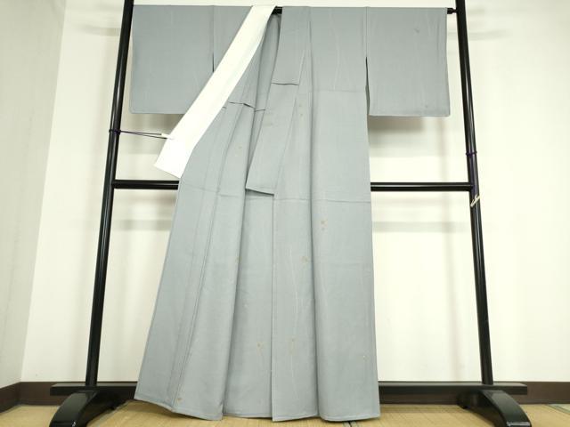 平和屋着物▽中国三大刺繍 相良刺繍 総市刺繍 小紋 単衣 丸文 正絹 逸品 未使用 DAAV5201az