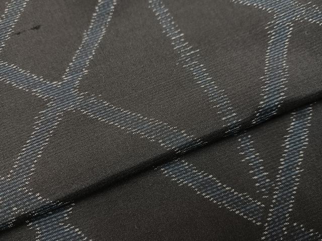 平和屋着物●本場大島紬 籠目文 正絹 逸品 未使用 AAAZ1837ph