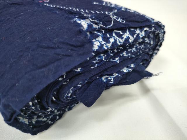 平和屋本店■極上 夏物 浴衣 有松鳴海絞り 反物 着尺 乱菊 綿 逸品 未使用 DZAA11243kh5