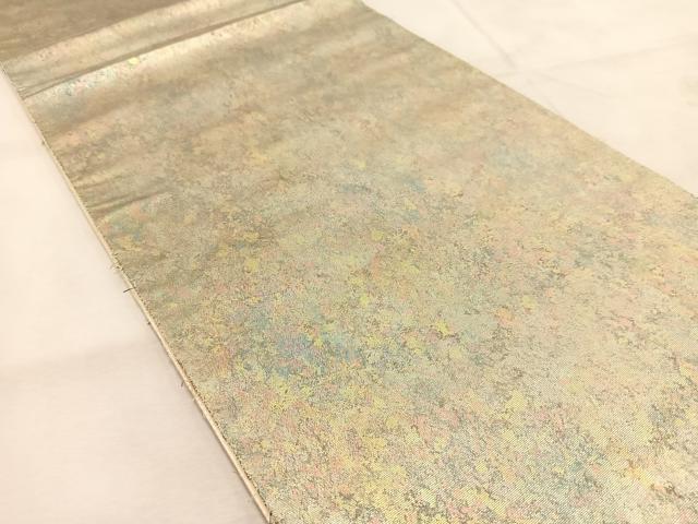 平和屋着物◎六通柄袋帯 箔あそび 引箔 正絹 逸品 BAAU6666yc
