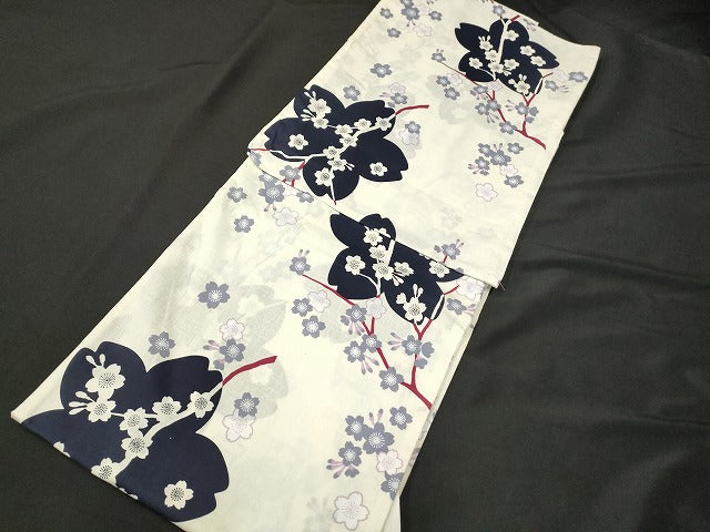 平和屋本店■浴衣 まとめて 3点 花柄 綿紅梅 など 着用可能多数 ppp2471 km