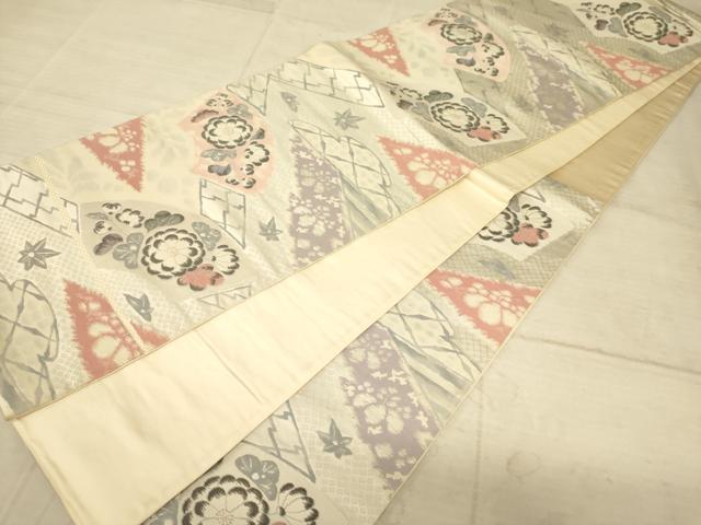 平和屋着物◎六通柄袋帯 辻が花 正絹 逸品 AAAZ6240cs