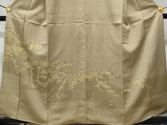 平和屋着物■豪華色留袖 枝葉文 正絹 逸品 CAAW7078fb
