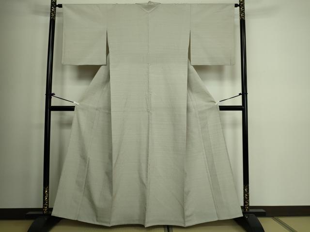 平和屋着物▽本塩沢 単衣 110亀甲 正絹 逸品 DAAV9989sf