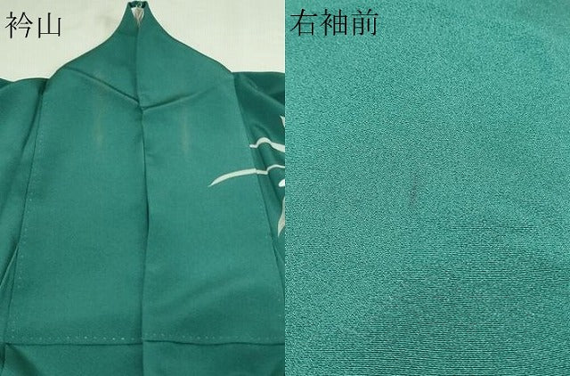 平和屋着物▽訪問着 単衣 友禅 枝花文 暈し染め 正絹 逸品 DAAV9927sf