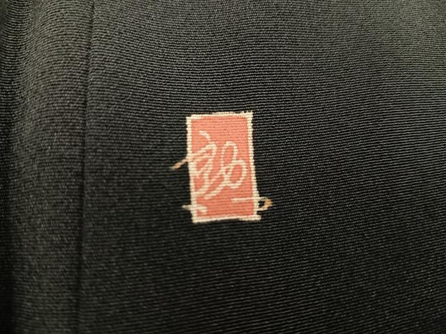 平和屋着物●本加賀友禅作家 黒田勲 黒留袖 浜松文 暈し染め 正絹 逸品 AABA3789ph