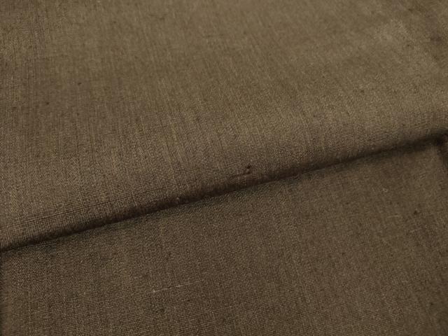 平和屋着物▽男性 小紋 単衣 鉄黒色 未使用 DAAV5785az