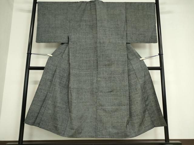 平和屋着物▽男性 紬 単衣 縞 正絹 逸品 DAAV5783az