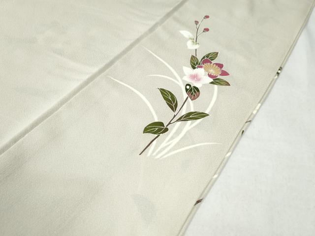 平和屋着物●訪問着 友禅 枝花文 正絹 逸品 CAAW7758yc