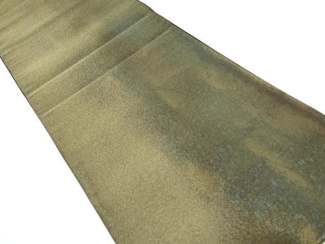 平和屋着物◎六通柄袋帯 霞文 黒地 正絹 逸品 DAAW8675qa