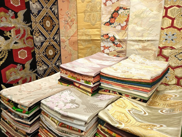 平和屋本店■袋帯 西陣 まとめて100点 鳳凰 鴛鴦 蝶 花柄 宝相華 楽器 佐賀錦 金銀糸 など 着用可能多数 未使用品あり 全て正絹 se3636