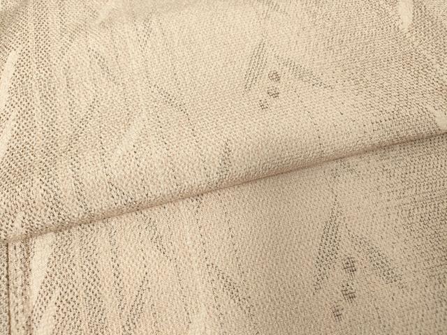 平和屋着物▽本塩沢 単衣 南天文 正絹 逸品 DAAV5840az