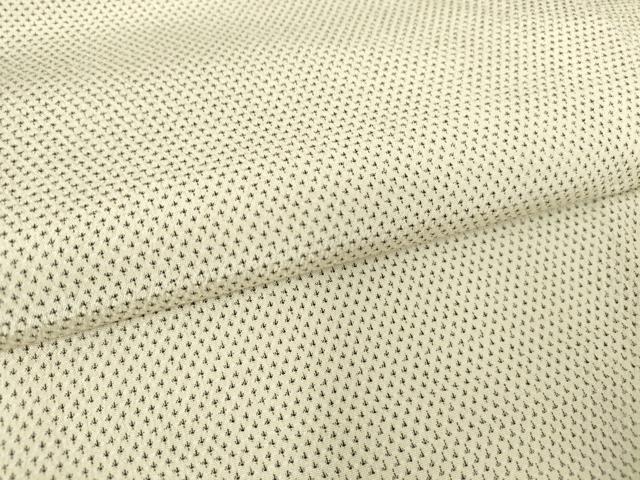 平和屋着物▽本塩沢 単衣 蚊絣文 正絹 逸品 DAAV5844az