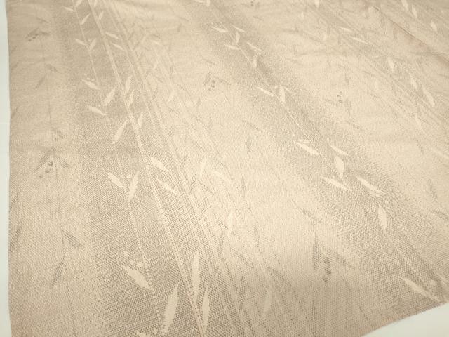 平和屋着物▽本塩沢 単衣 南天文 正絹 逸品 DAAV5840az