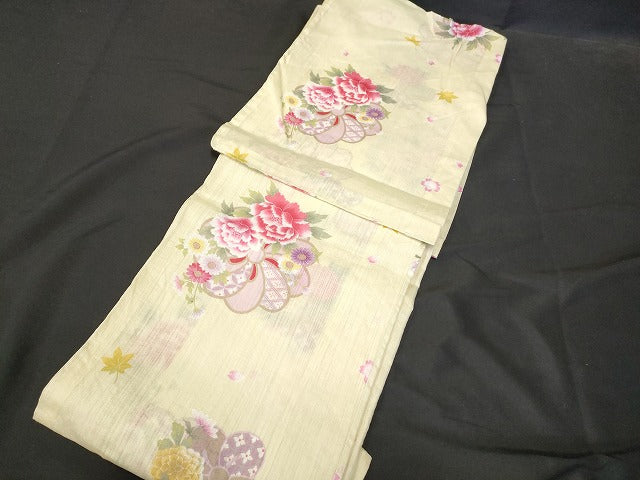 平和屋本店■浴衣 まとめて 3点 花柄 など 着用可能多数 ppp2612 km