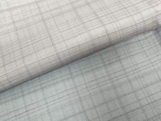 平和屋着物●上質な長襦袢 無双仕立て 紬地 市松格子 暈し染め 逸品 未使用 DZAA9790kh5