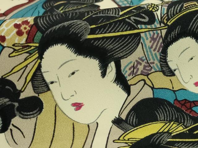 平和屋着物■岡重謹製 OKAJIMA 長襦袢 袷 女人 逸品 DZAA9795kh5