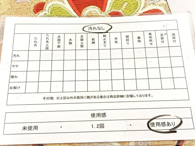 平和屋着物◎六通柄袋帯 唐織 菱天井花文 黒地 金銀糸 正絹 逸品 BAAU8651yc