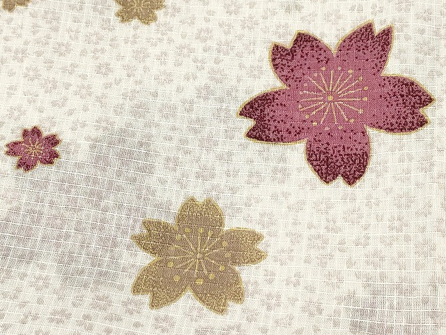平和屋本店■浴衣 まとめて 3点 花柄 綿紅梅 など 着用可能多数 ppp2665 km