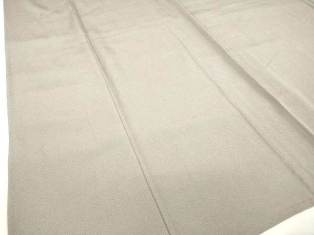 平和屋着物▽上質な色無地 単衣 源氏鼠色 正絹 逸品 未使用 DAAX3046az