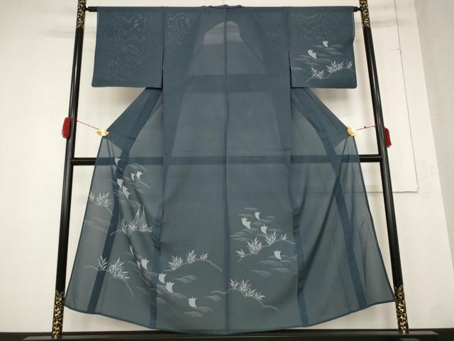 平和屋着物*夏物 訪問着 絽 風景文 鈴乃屋扱い 正絹 逸品 AABB0579st