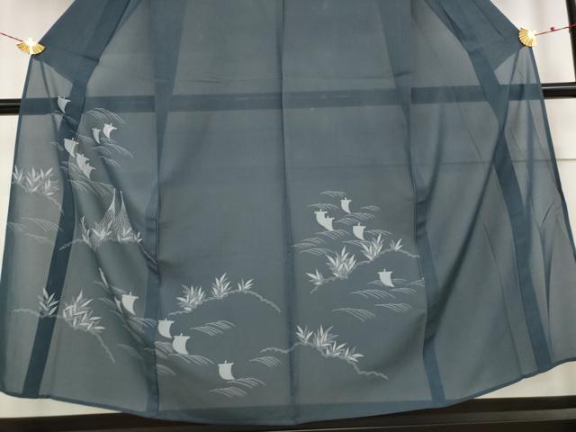 平和屋着物*夏物 訪問着 絽 風景文 鈴乃屋扱い 正絹 逸品 AABB0579st
