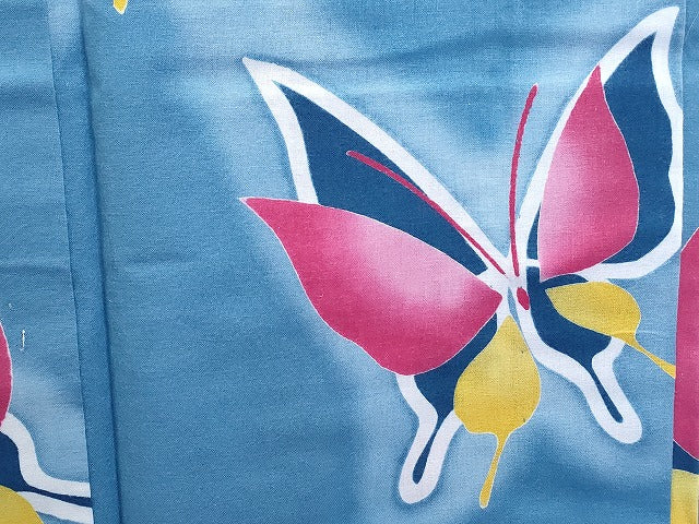 平和屋本店■浴衣 まとめて 45点 蝶 花柄 朝顔 紫陽花 JUNKO SHIMADA 綿紅梅 など 着用可能多数 未使用品あり ppp2684