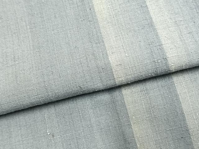 平和屋着物▽上質な紬 単衣 間道 正絹 逸品 AABB2089fy