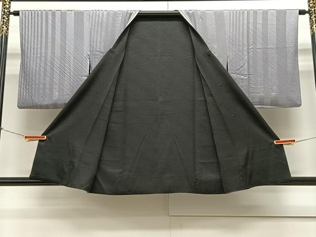 平和屋着物∞道行コート リバーシブル 間道 正絹 逸品 CAAX7879ua