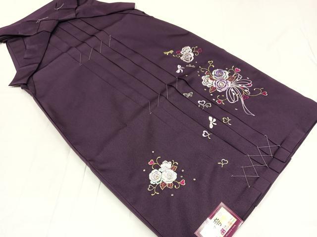 平和屋着物●行灯袴 刺繍 舞花文 金糸 洗える着物 未使用 AABB2991ph