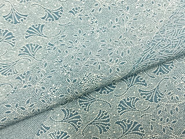平和屋着物▽江戸小紋 単衣 斜縞 正絹 逸品 AABB2152fy