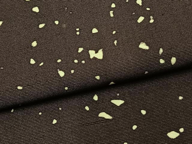 平和屋着物▽上質な小紋 単衣 箔散らし文 正絹 逸品 AABB2147fy