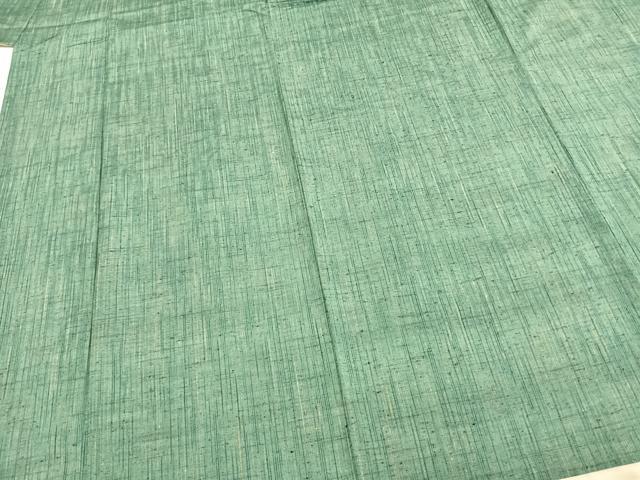 平和屋着物▽上質な紬 単衣 縞 正絹 逸品 AABB2136fy