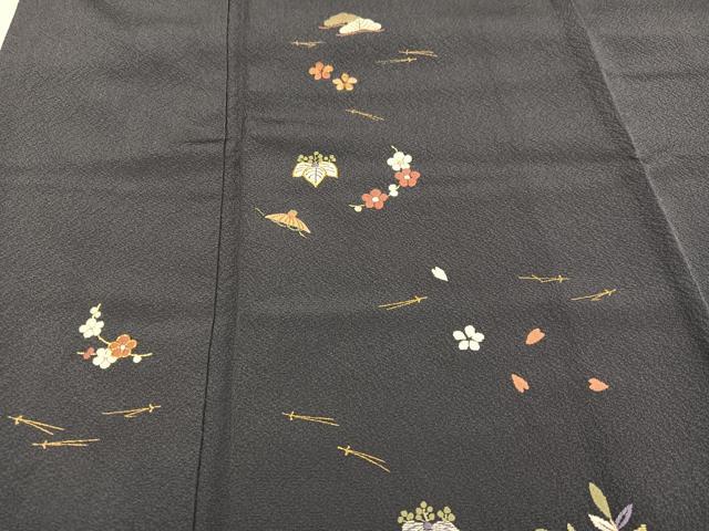 平和屋着物●訪問着 駒刺繍 松竹梅 金糸 正絹 逸品 AABB4323ph