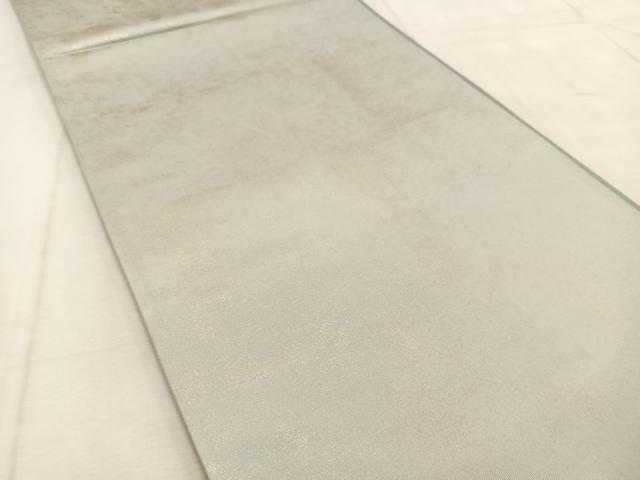 平和屋着物◎六通柄袋帯 霞文 銀糸 引箔 正絹 逸品 BAAU9568yc