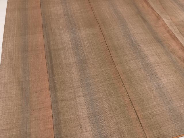 平和屋着物●上質な紬 間道 正絹 逸品 AABB4388ph