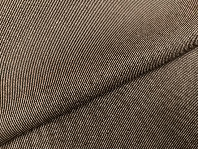 平和屋着物●江戸小紋 万筋 赤墨色×榛色 正絹 逸品 未使用 AABB6259ph