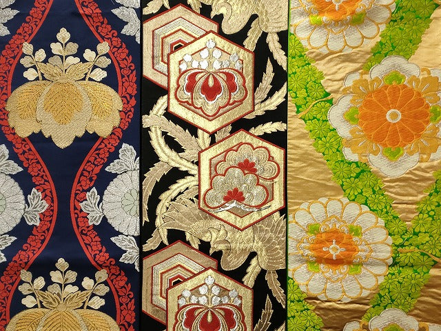 平和屋本店■袋帯 西陣 まとめて100点 鳳凰 鶴 蝶 風景 花柄 宝相華 服部織物 倭織物 金銀糸 など 未使用品あり 全て正絹 se3703