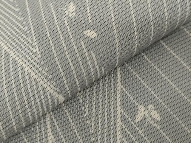 平和屋着物*夏物 小紋 絽 舞蝶文 正絹 逸品 AABB5934st