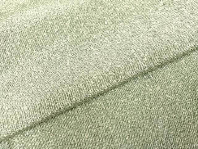平和屋着物●小林文次郎 小紋 霞文 鬼しぼ縮緬 正絹 逸品 AABB7278ph