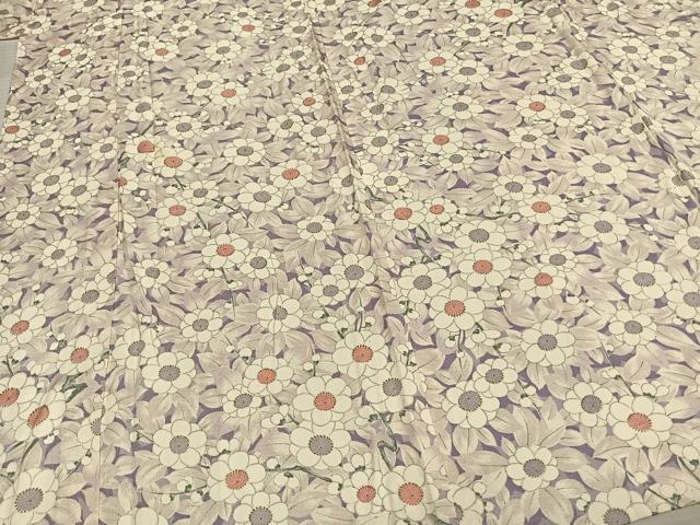 平和屋着物▽上質な小紋 単衣 辻が花 金彩 正絹 逸品 AABB2351fy
