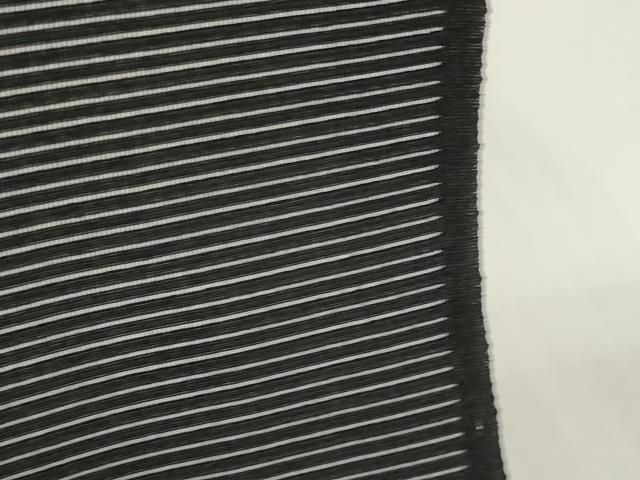 平和屋着物*夏物 黒紋付 黒反物 着尺 絽 五泉 逸品 未使用 DAAW7752zzz