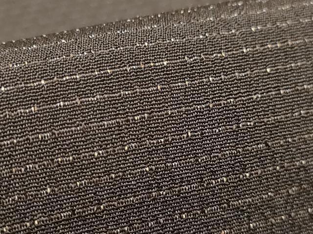 平和屋着物■男性 紬 横段文 正絹 逸品 AABB6860gw