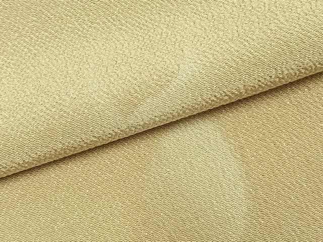 平和屋着物▽上質な小紋 単衣 舞葉文 鬼しぼ縮緬 正絹 逸品 AABC0391fy