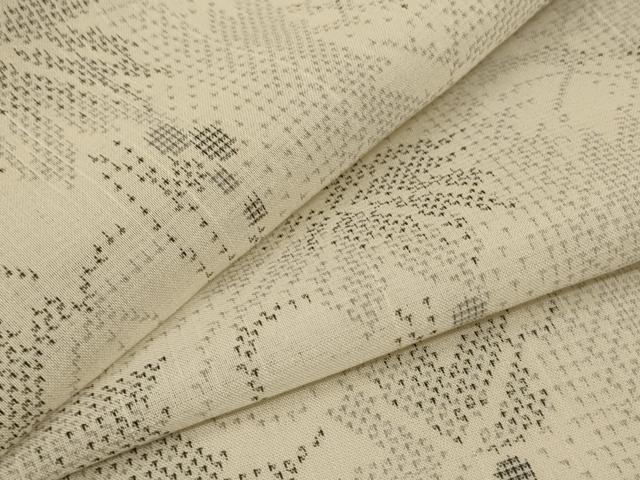 平和屋着物*夏物 本場大島紬 夏大島 蔦の葉間道 正絹 逸品 未使用 AABC1869jd