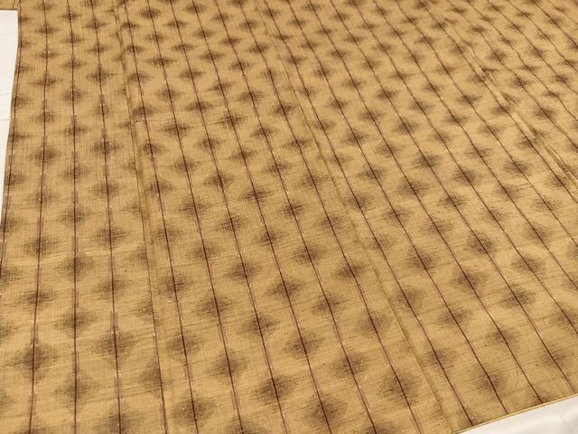 平和屋着物●上質な紬 間道 正絹 逸品 AABC2555ph