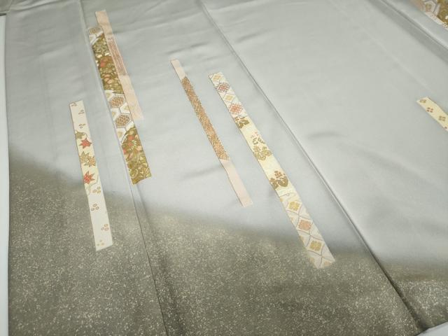 平和屋着物●訪問着 短冊草花文 金彩 正絹 逸品 DAAY5182ud
