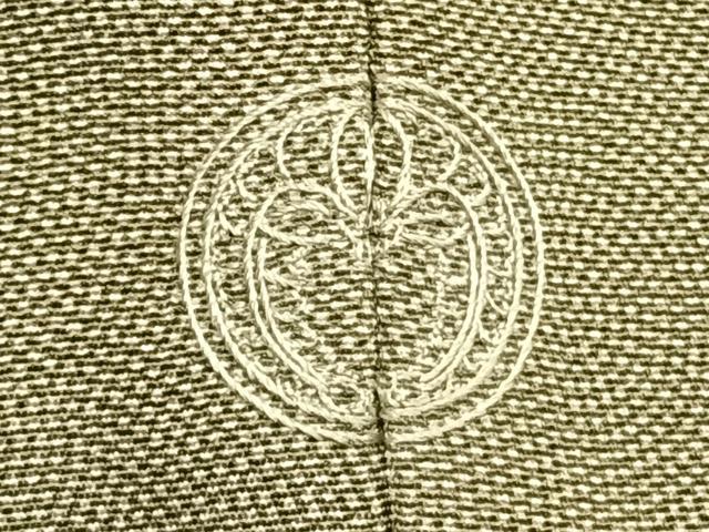 平和屋着物▽江戸小紋 単衣 鮫小紋柄 正絹 逸品 AABC3722fy
