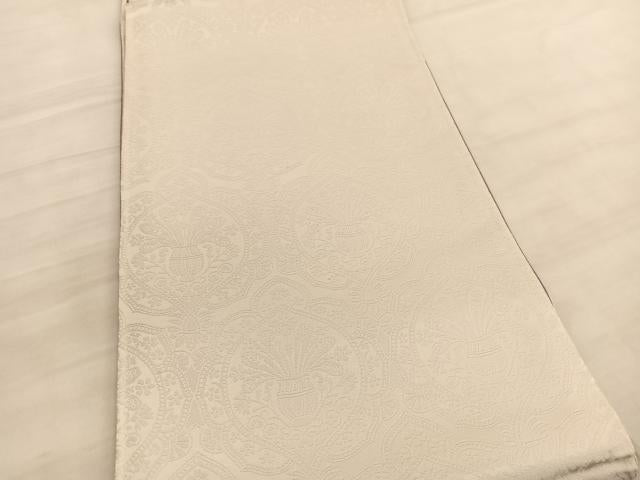 平和屋着物◎両面 六通柄袋帯 飾花文 金糸 正絹 逸品 BAAV5642hv